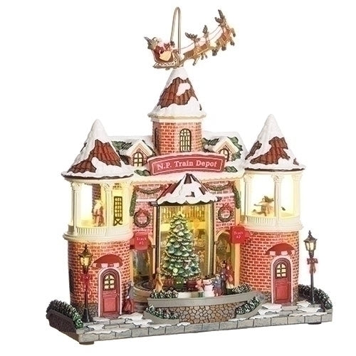 14.25"H LIGHTED MUSICAL TRAIN