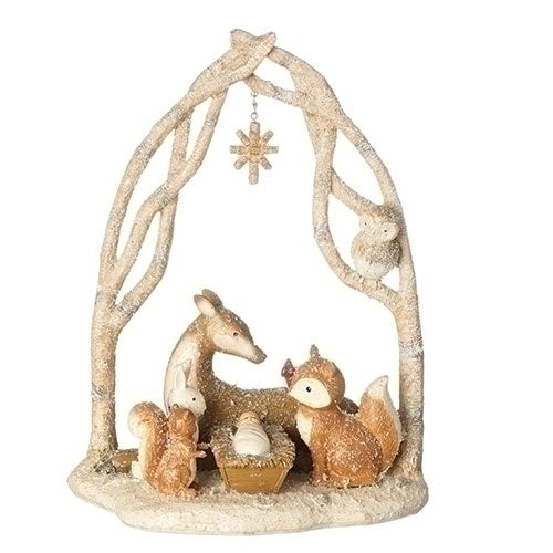 11.5" ANIMAL NATIVITY W/ARCH