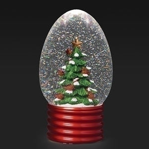 8.5"H LIGHTED SWIRL BULB, TREE