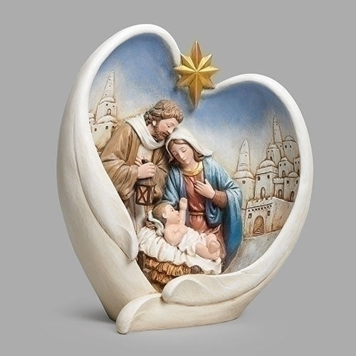 10"H HOLY FAMILY BY CITY IN