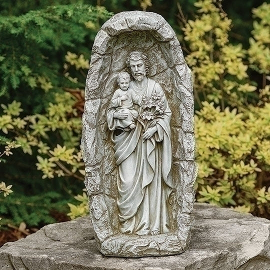 18.75"H LED SOLAR ST JOSEPH