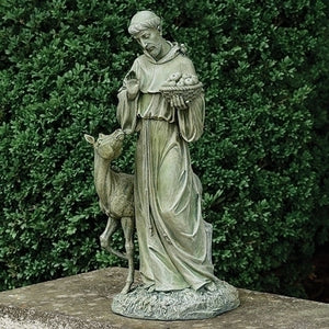 25.5"H ST FRANCIS W/HORSE