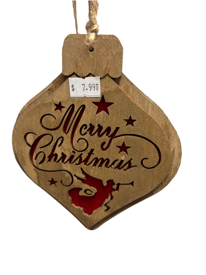 Flourish Wooden Ornaments