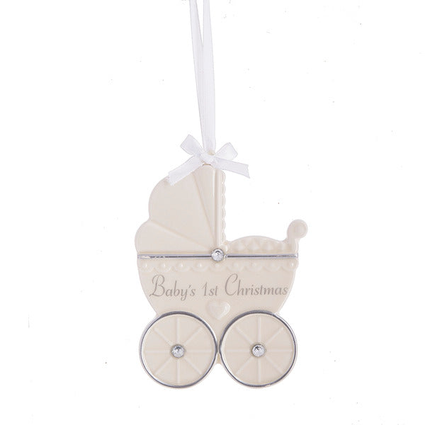 Baby's 1st Xmas Ornm Earthware