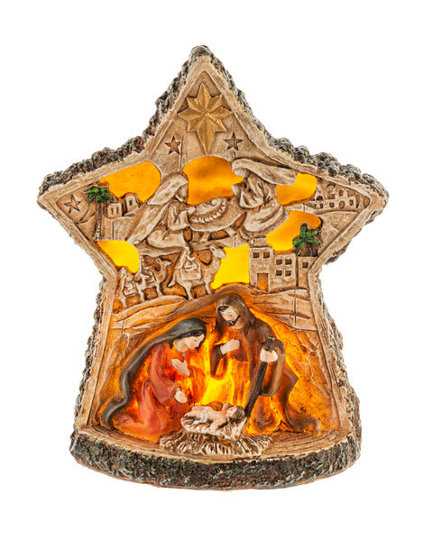 Light Up Nativity Figures