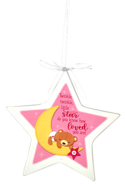 Porcelain Star Baby Ornament