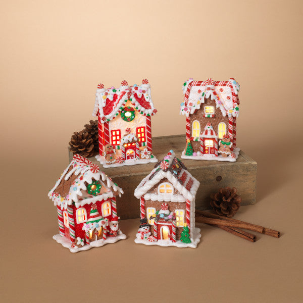 Lighted Gingerbread House