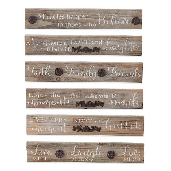 Rustic Tin on Wood Barn Signs