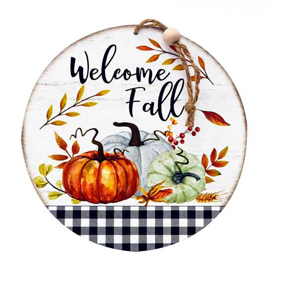 Hanging Welcome Fall Wall Decor