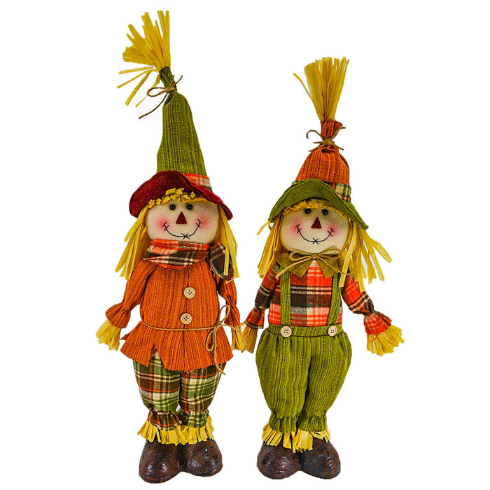 Assorted Boy/Girl Scarecrow Fall/Autumn Decor - 23"