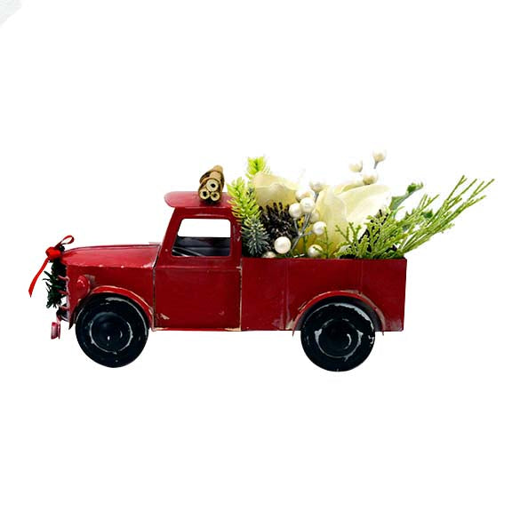 Metal Christmas Truck