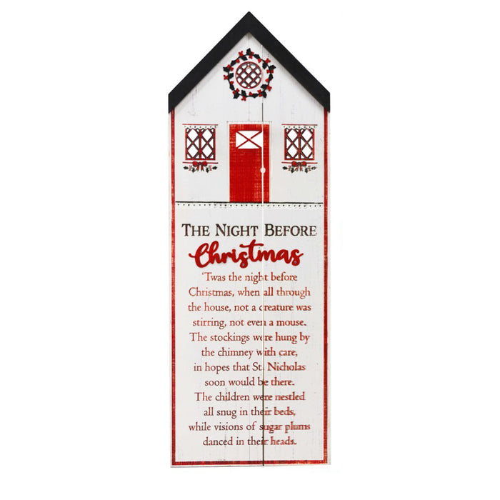 Night Before Chrismas Sign