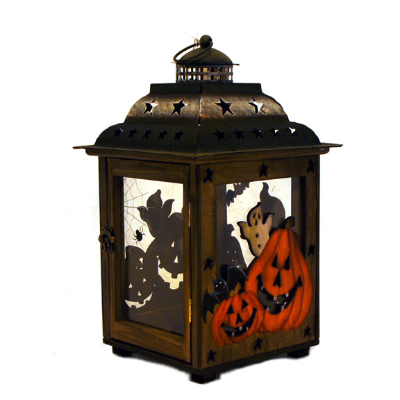 Halloween Lantern w/Pumpkin